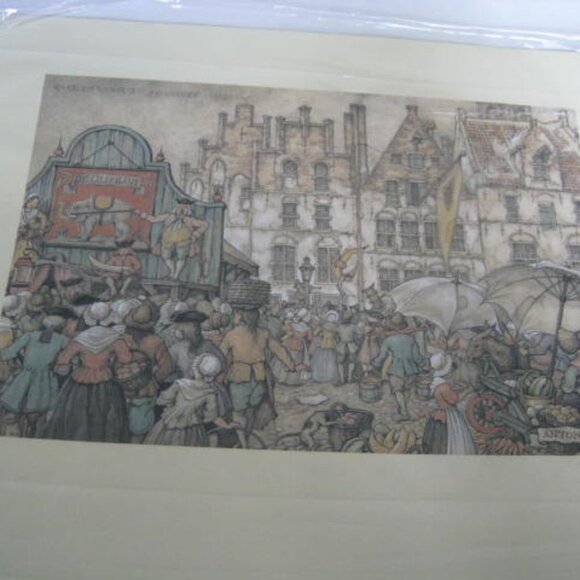 9" x 12" Anton Pieck Print #9772 - Picture 5 of 7